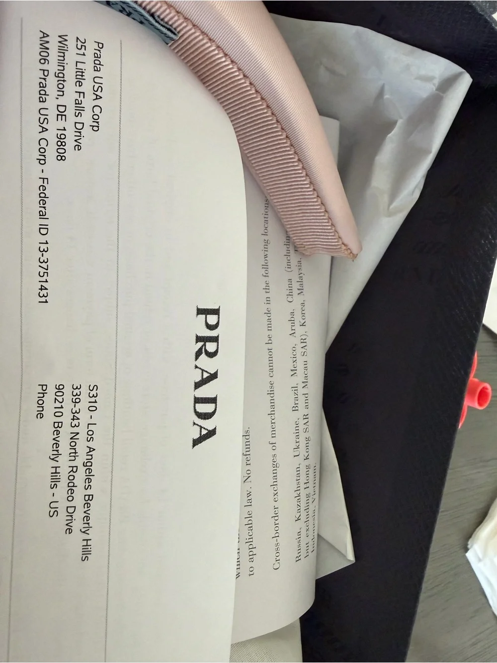 Prada Pink Nylon Headband with dust bag - Picture 7 of 7